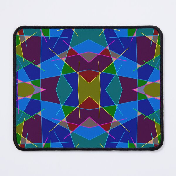 Item preview, Stained‑Glass Inspired Retro Line Pattern designed and sold by anamariafischer.