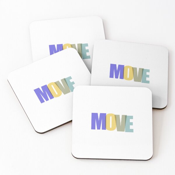 Item preview, Move Typography Design | Motivational Bold Text Sticker, T-Shirt & Print designed and sold by Punjabink.