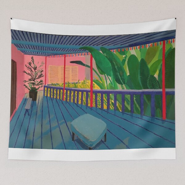 Item preview, David Hockney - David Hockney - David Hockney (62) - Vibrant California Pool – Pop Art Print Inspired by David Hockney designed and sold by KirstenShShop.