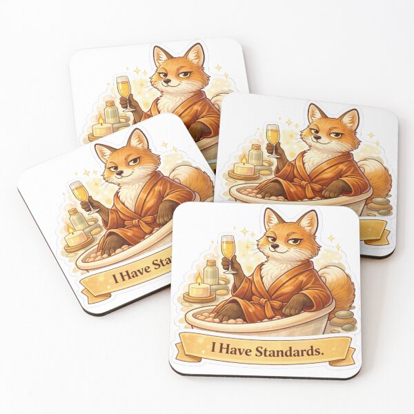 Item preview, Fancy Fox Spa Day Funny Sticker designed and sold by Gentlestate.
