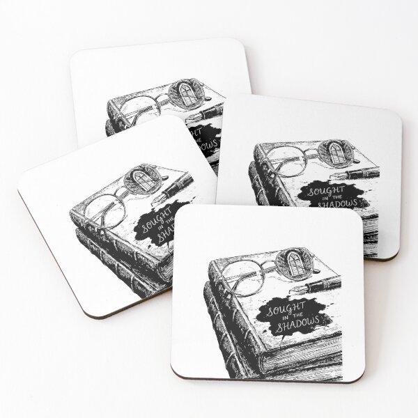 Item preview, Wire-Rimmed Spectacles Reflection Study - Vintage Dark Academia designed and sold by bapupa.