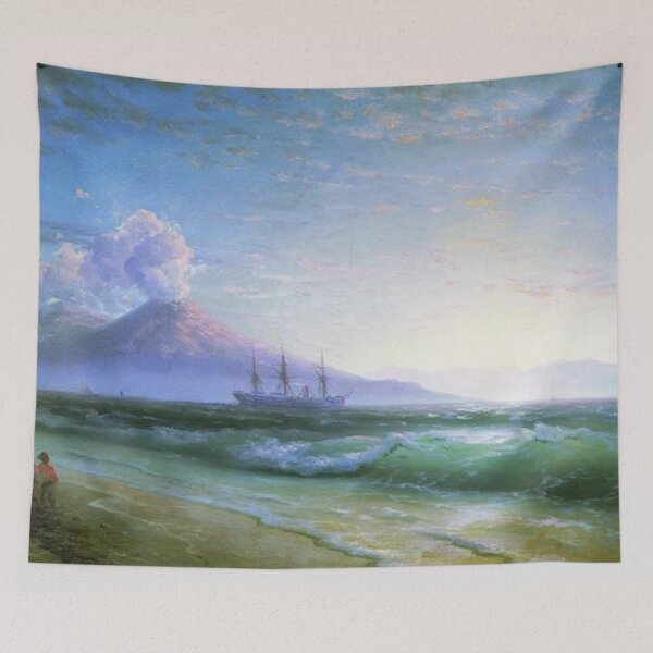 Item preview, The Bay of Naples early in the morning designed and sold by SharonTheFirst.