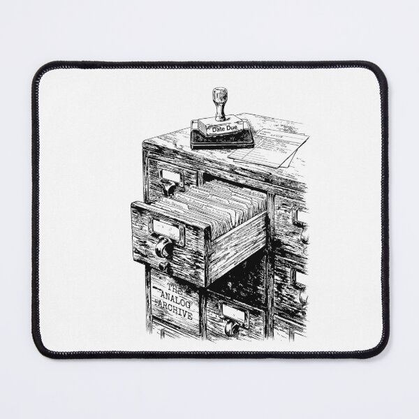 Item preview, Card Catalog Cabinet Still Life - Dark Academia Vintage Library designed and sold by bapupa.