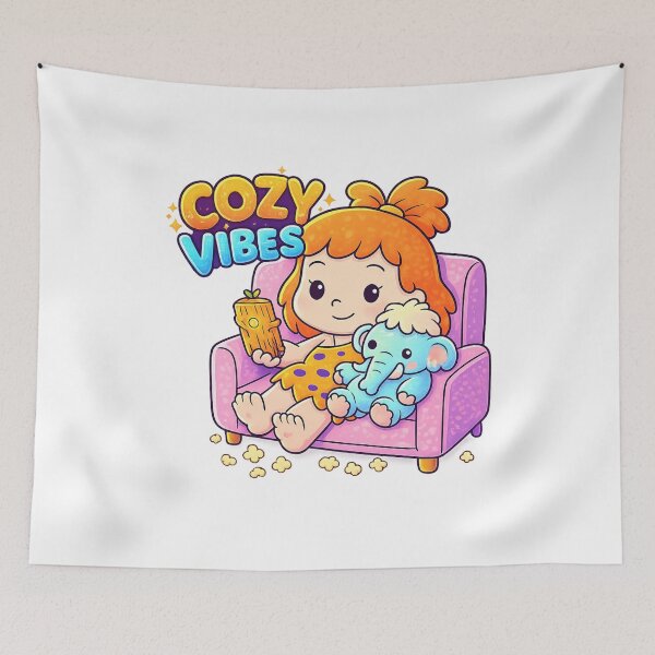Item preview, Cozy Vibes Aesthetic Warm Comfort Art designed and sold by SoftSproutstu.