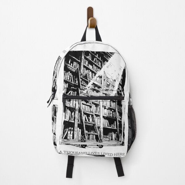 Item preview, Towering Shelves & Rolling Ladder - Dark Academia Vintage Library designed and sold by bapupa.