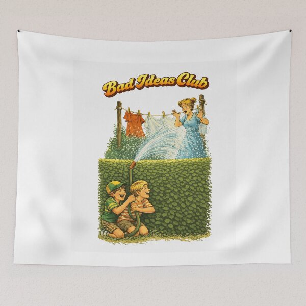 Item preview, Bad Ideas Club Retro Mischief Kids Vintage 70s Humor Design designed and sold by Dianefromamsterdam.