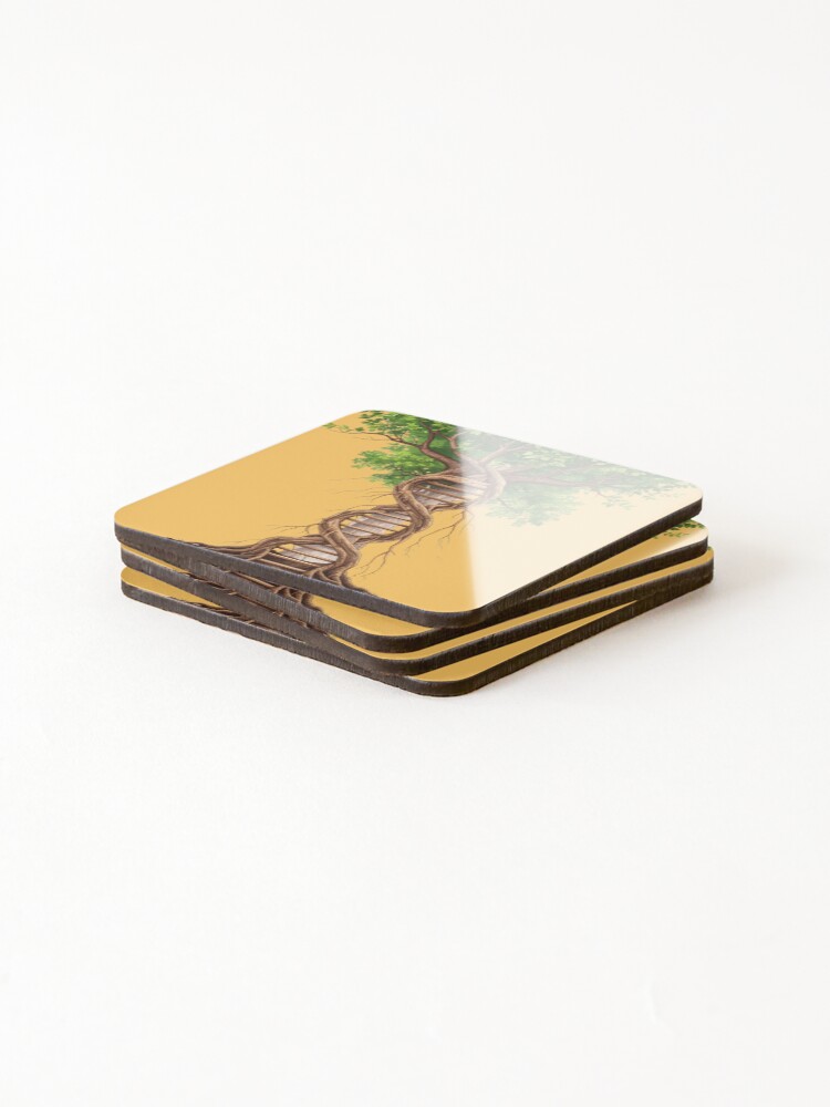 Thumbnail 4 of 5, Coasters (Set of 4), Tree designed and sold by CreativeVisuale.