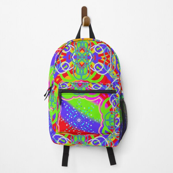 Item preview, Vibrant Hippie Geometric Pattern with Arcs and Circles designed and sold by anamariafischer.