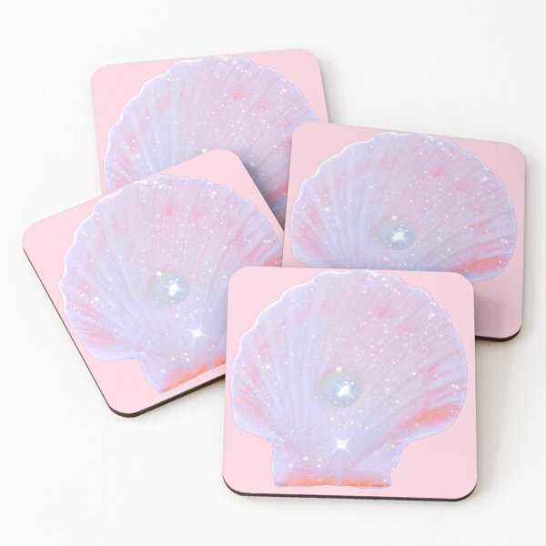 Item preview, Pastel Seashell Dream | Soft Girl Aesthetic Ocean Glow designed and sold by Rawafi Art Studio.