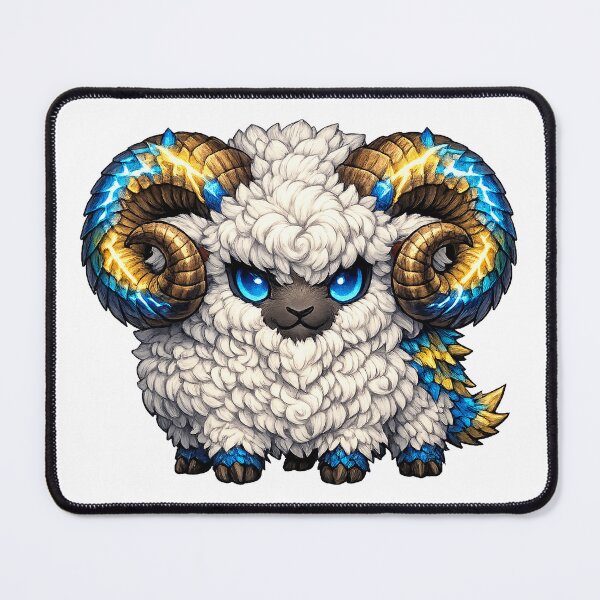 Item preview, Storm Horned Fantasy Ram designed and sold by LindaBurnsidel.