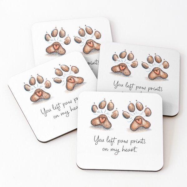 Item preview, You Left Paw Prints On My Heart Shirt – Dog Memorial Gift for Dog Lovers, Pet Loss Sympathy Tee designed and sold by EpicLuck.