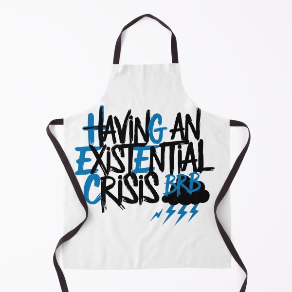 Item preview, Existential Crisis BRB Funny Quote designed and sold by IslandTyped.