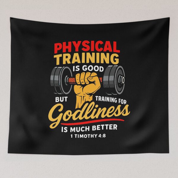 Item preview, 1 Timothy 4:8 Training For Godliness Is Much Better designed and sold by plushism.
