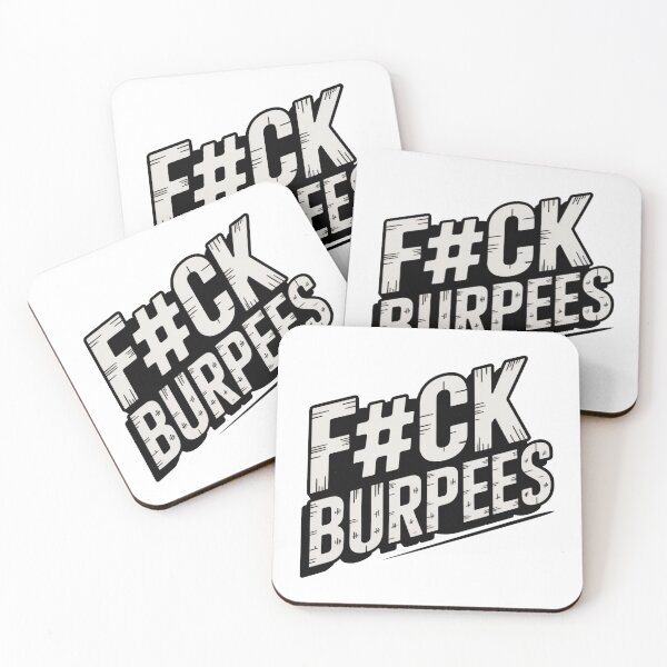 Item preview, F@ck Burpees Funny Workout Shirt Gym Humor Fitness Gift designed and sold by The Shared Suffering Collective.