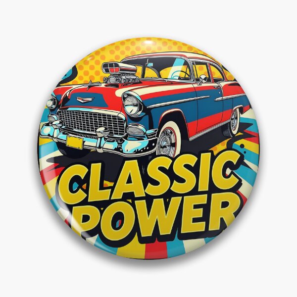 Item preview, Classic Power Retro Muscle Car Pop Art designed and sold by rgagliardi2017.