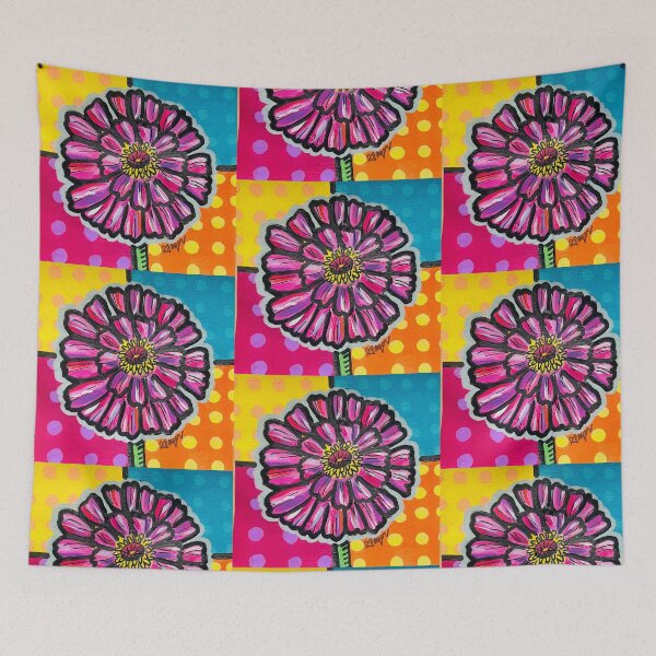 Item preview, Zinnia  designed and sold by Rebecca Lyon Art .