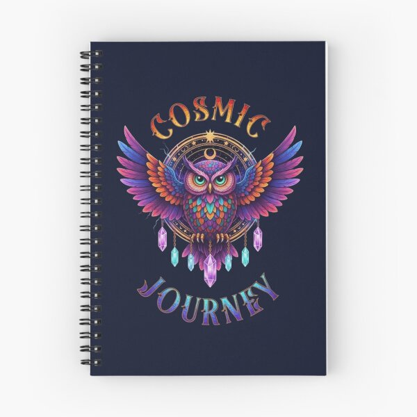 Item preview, Cosmic Journey – Mystical Owl Emblem designed and sold by Dogandesighn.