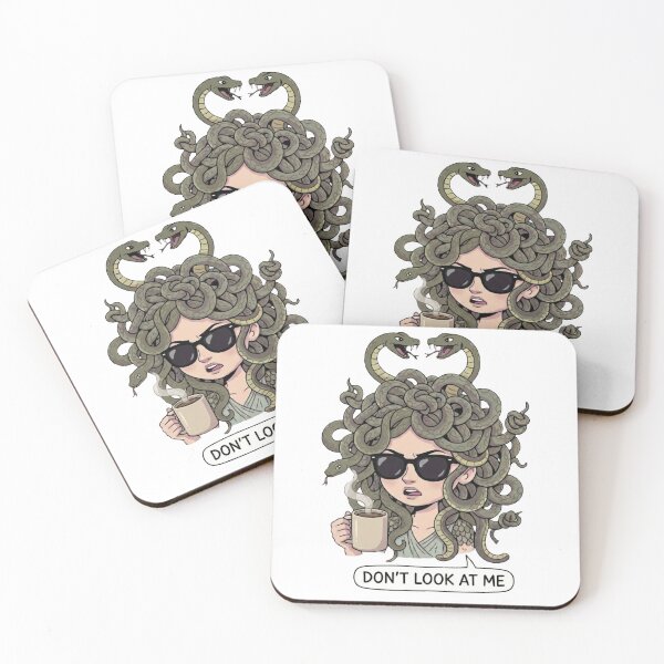 Item preview, Medusa Wearing Sunglasses - Don't Look At Me - Funny Greek Mythology designed and sold by MythoWorldddd.