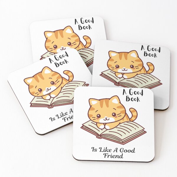 Item preview, A Good Book Is Like A Good Friend. designed and sold by Dinasshop.