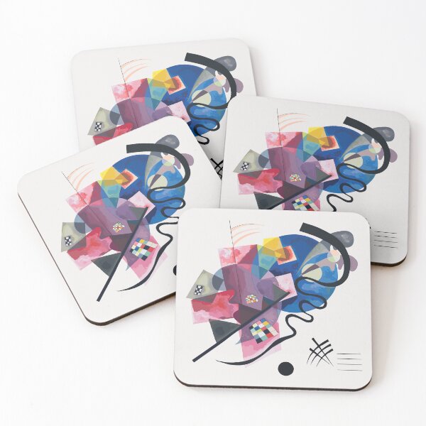 Item preview, Kandinsky abstract work colorful designed and sold by Diana Vastag.