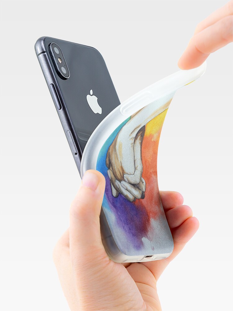Alternate view of Holding hands | Love all | LGBT iPhone Case & Cover