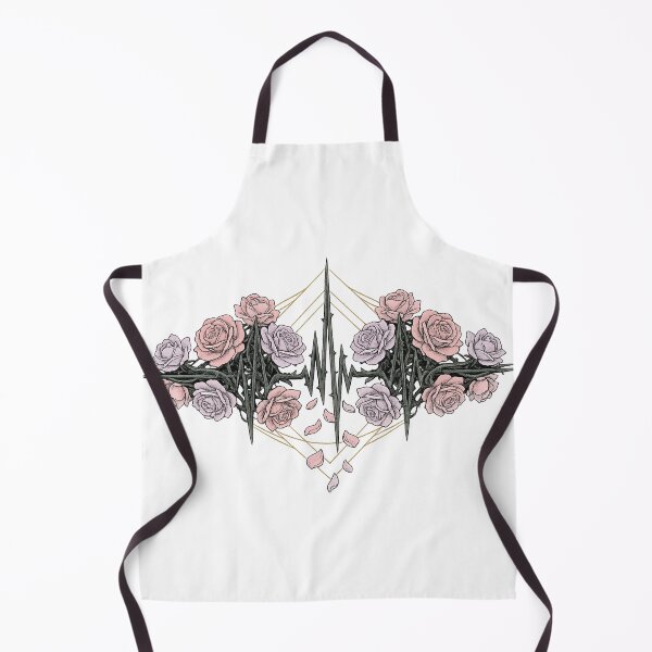 Item preview, Rose Heartbeat EKG Floral Art designed and sold by VibeMax.
