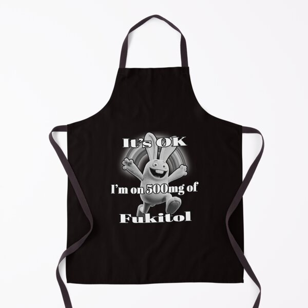Item preview, Sarcastic "I'm on 500mg of Fukitol" Happy Bunny designed and sold by A-T-H.