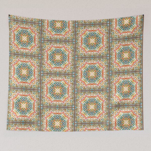 Item preview, Warm Eight‑Point Mediterranean Tile Pattern designed and sold by anamariafischer.