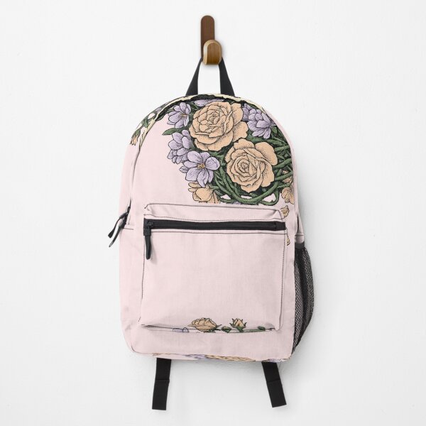 Item preview, Dark Floral Aesthetic Torn Rose Symmetry Art designed and sold by VibeMax.