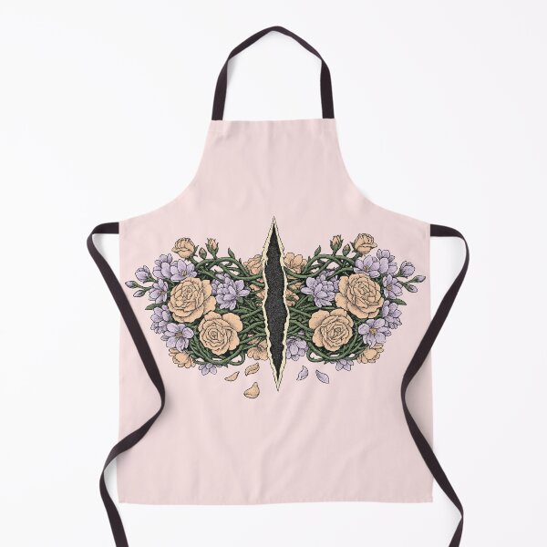 Item preview, Dark Floral Aesthetic Torn Rose Symmetry Art designed and sold by VibeMax.