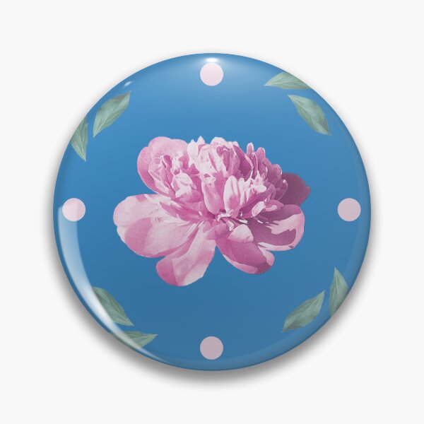 Item preview, Blue version of Rose pattern with leaves designed and sold by studiodrchicken.