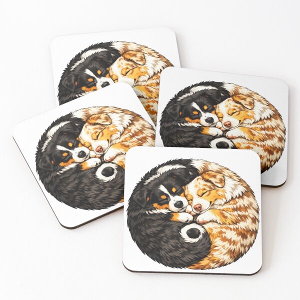 Item preview, Yin & Yang Dogs designed and sold by BD_Design.
