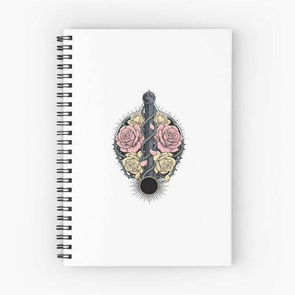Item preview, Moon Sun Dagger Rose Occult Art designed and sold by VibeMax.