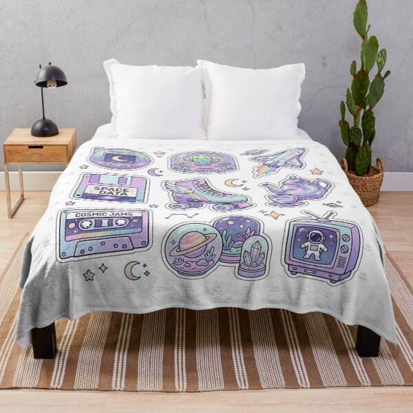 Item preview, Retro Space Aesthetic Sticker Pack - Y2K Pastel Goth Galaxy designed and sold by Csstoree.