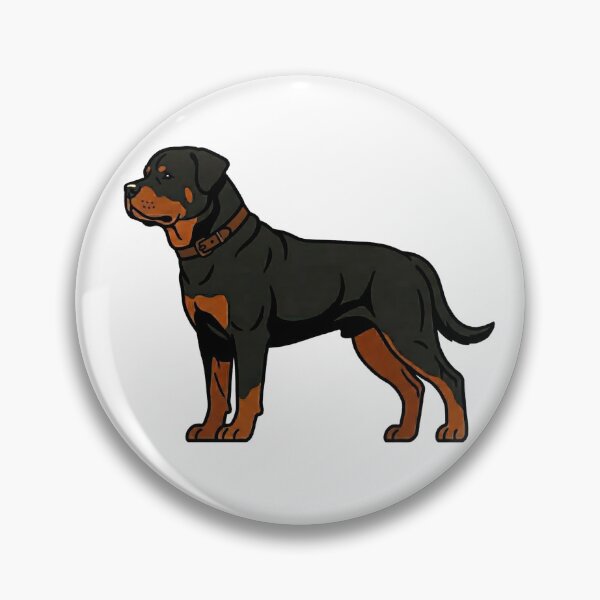 Item preview, Rottweiler Vector Illustration - Clean Graphic Art designed and sold by DigitalGremlin.