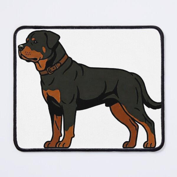 Item preview, Rottweiler Vector Illustration - Clean Graphic Art designed and sold by DigitalGremlin.