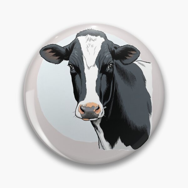 Item preview, Holstein Cow Manga Art Bold Black & White Illustration designed and sold by lbgearhart.