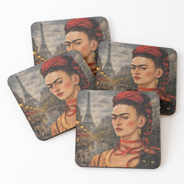 Item preview, Frida Kahlo Red Ribbon Paris designed and sold by Muycote.