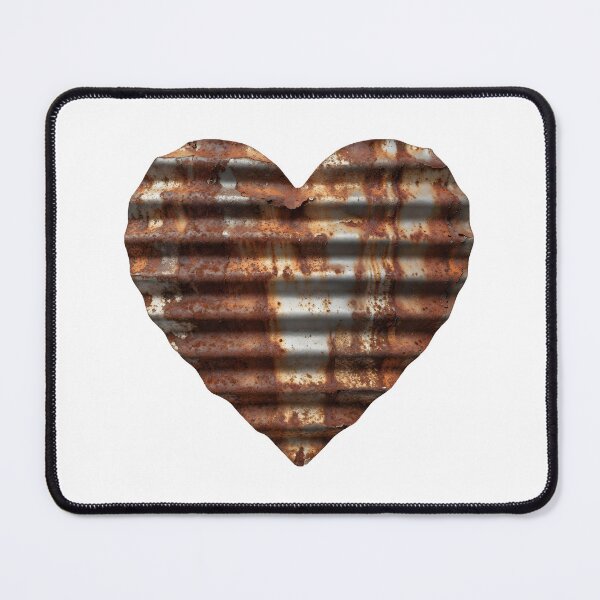 Item preview, Rusty Metal Heart Design- Industrial Grunge Artwork designed and sold by Marcu Ioachim.