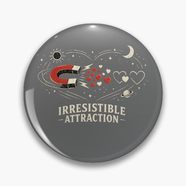 Item preview, Irresistible Attraction – Vintage Magnet Love Design designed and sold by mbmstores.