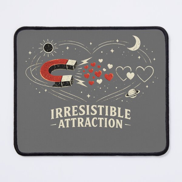 Item preview, Irresistible Attraction – Vintage Magnet Love Design designed and sold by mbmstores.