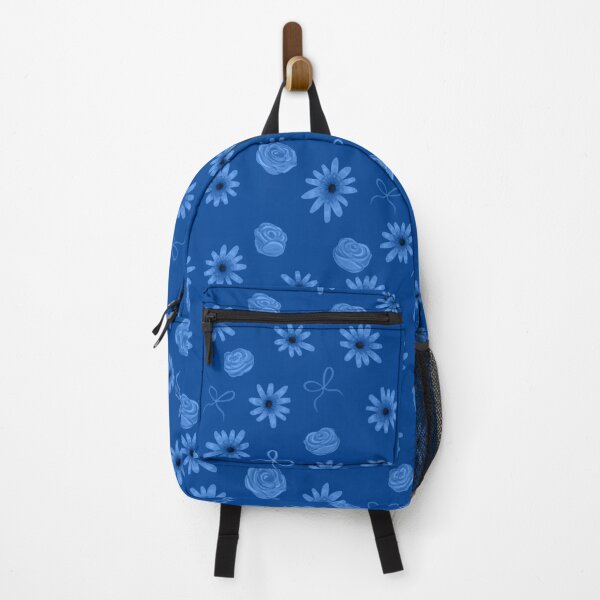 Aperçu de l'œuvre Motif Floral Bleu Monochrome Minimaliste créée et vendue par Eri Atelier.