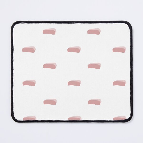 Item preview, Pastel Gray Red Minimalist Dashes on White designed and sold by KSimpson838.