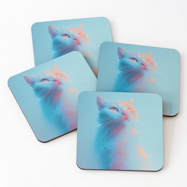 Item preview, Soft neon light cat designed and sold by MissAliceCatter.