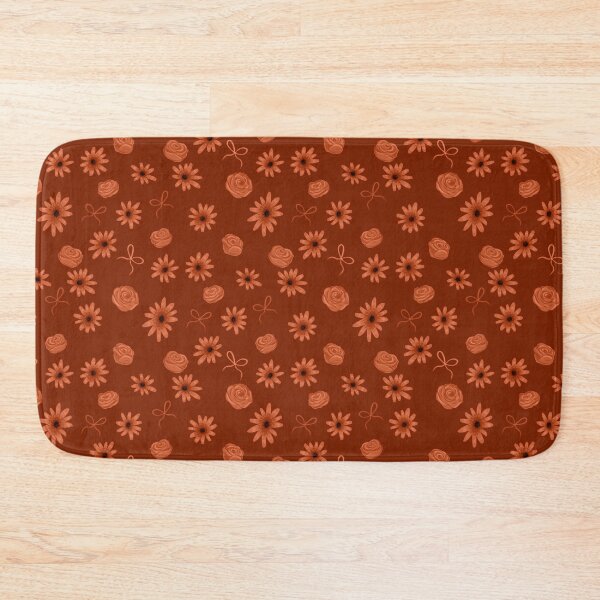 Aperçu de l'œuvre Motif Floral Terracotta Minimaliste créée et vendue par Eri Atelier.