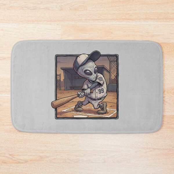 Item preview, Nervous Alien Baseball Rookie designed and sold by Sunkhung.