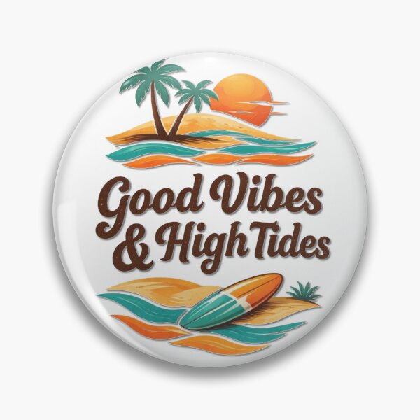 Item preview, Good Vibes and High Tides designed and sold by Icareis-Studios.