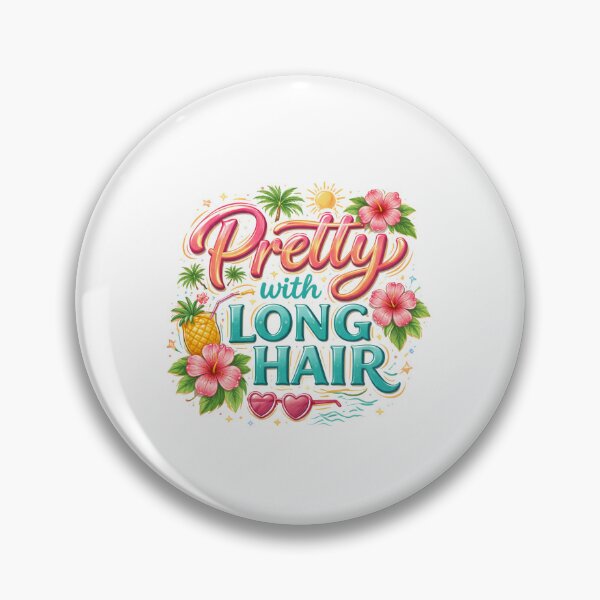 Item preview, Pretty with long hair  designed and sold by SustainMyVibe.