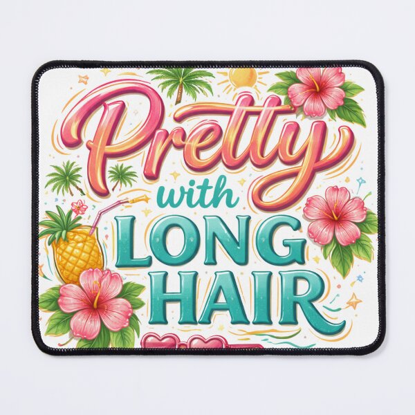 Item preview, Pretty with long hair  designed and sold by SustainMyVibe.