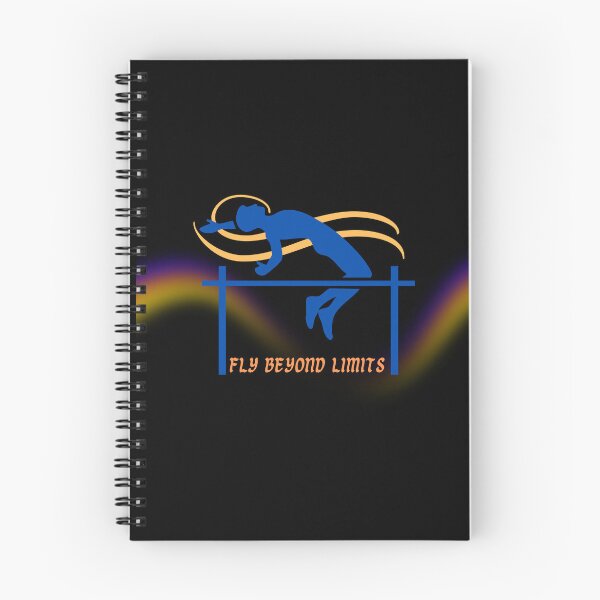 Item preview, High Jump Athlete Silhouette - Fly Beyond Limits designed and sold by LoudVictory.